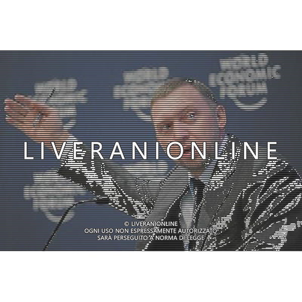 DAVOS/SWITZERLAND, 26JAN11 - Oleg V. Deripaska, Chief Executive Officer, Basic Element, Russian Federation reacts during the session \'The Energy Agenda in 2011\' at the Annual Meeting 2011 of the World Economic Forum in Davos, Switzerland, January 26, 2011. World Economic Forum AG. ALDO LIVERANI SAS ITALY ONLY