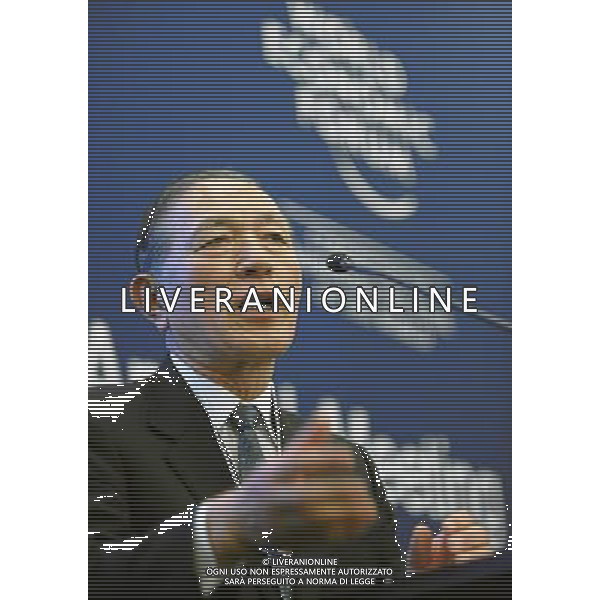 DAVOS/SWITZERLAND, 26JAN11 - Yasuo Hayashi, Chairman speaks during the session \'Insights on East Asia\' at the Annual Meeting 2011 of the World Economic Forum in Davos, Switzerland, January 26, 2011. World Economic Forum ©PHOTOSHOT/Agenzia Aldo Liverani Sas - ITALY ONLY - EDITORIAL USE ONLY -