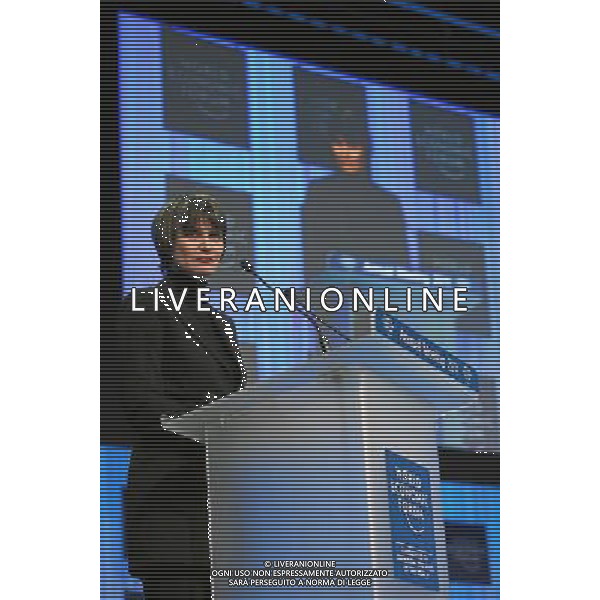 DAVOS/SWITZERLAND, 26JAN11 - Micheline Calmy-Rey, President of the Swiss Confederation and Federal Councillor of Foreign Affairs of the Swiss Confederation is captured during the \'Opening of the Annual Meeting 2011\' at the Annual Meeting 2011 of the World Economic Forum in Davos, Switzerland, January 26, 2011. World Economic Forum ©PHOTOSHOT/Agenzia Aldo Liverani Sas - ITALY ONLY - EDITORIAL USE ONLY -