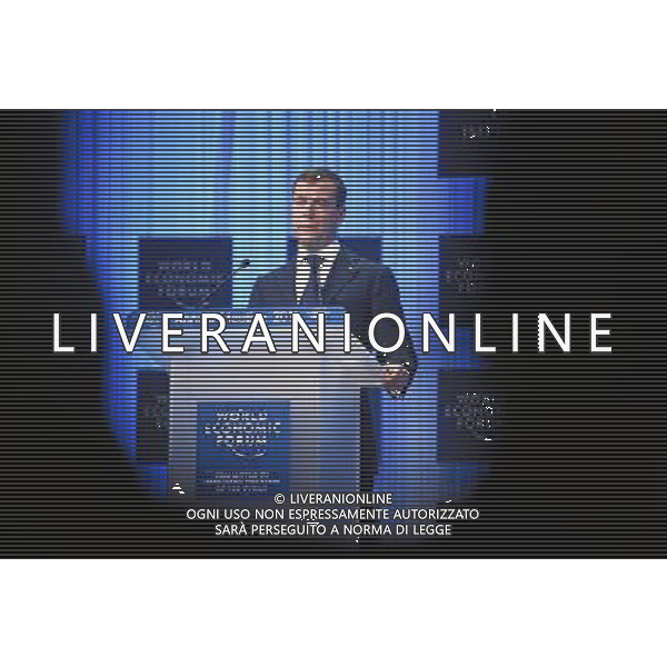 DAVOS/SWITZERLAND, 26JAN11 - Dimitry Medvedev, President of the Russian Federation delivers the \'Opening Address\' at the Annual Meeting 2011 of the World Economic Forum in Davos, Switzerland, January 26, 2011. World Economic Forum ©PHOTOSHOT/Agenzia Aldo Liverani Sas - ITALY ONLY - EDITORIAL USE ONLY -