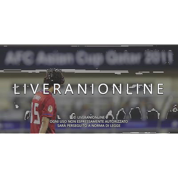 (110126) -- DOHA, Jan. 26, 2011 () -- Hong Jeong Ho of South Korea reacts for losing the penalty during the semifinal match between Japan and South Korea at the Asian Cup in Doha, capital of Qatar, Jan. 25, 2011. Japan defeated South Korea 3-0 on penalties after a 2-2 draw to reach the Asian Cup final. (/Tao Xiyi)(xm) Doha , Coppa d\'Asia 2011 semifinali Giappone vs Corea del Sud AG. ALDO LIVERANI SAS ITALY ONLY