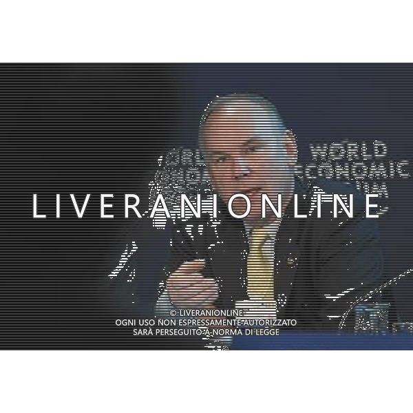 DAVOS/SWITZERLAND, 27JAN11 - Dennis Nally, Chairman, PricewaterhouseCoopers International, USA; Co-Chair of the Governors Meeting for Professional Services 2011, speaks during the session \'Managing a \'Balance Sheet\' Recovery\' at the Annual Meeting 2011 of the World Economic Forum in Davos, Switzerland, January 27, 2011. World Economic Forum AG. ALDO LIVERANI SAS ITALY ONLY