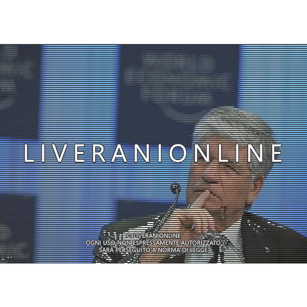 DAVOS/SWITZERLAND, 27JAN11 - Maurice Levy, Chairman and Chief Executive Officer, Publicis Groupe, France, listens during the session \'Vision for the G20\' at the Annual Meeting 2011 of the World Economic Forum in Davos, Switzerland, January 27, 2011. World Economic Forum AG. ALDO LIVERANI SAS ITALY ONLY