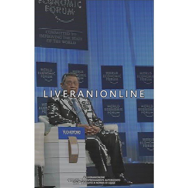 DAVOS/SWITZERLAND, 27JAN11 - Susilo Bambang Yudhoyono, President of Indonesia; Chair, 2011 ASEAN is captured during the session \'The Big Shift and the Imperative of 21st Century Globalism\' at the Annual Meeting 2011 of the World Economic Forum in Davos, Switzerland, January 27, 2011. World Economic Forum AG. ALDO LIVERANI SAS ITALY ONLY