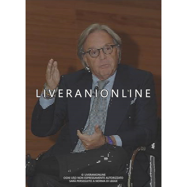 MILANO 27/1/2011 AULA MAGNA BOCCONI VIA GOBBI, 5 CONVEGNO: -PIU\' VALORE PER LE IMPRESE ED IL SISTEMA PAESE- NELLA FOTO DIEGO DELLA VALLE PRESIDENTE TOD\' S FOTO ROMANO/AG ALDO LIVERANI