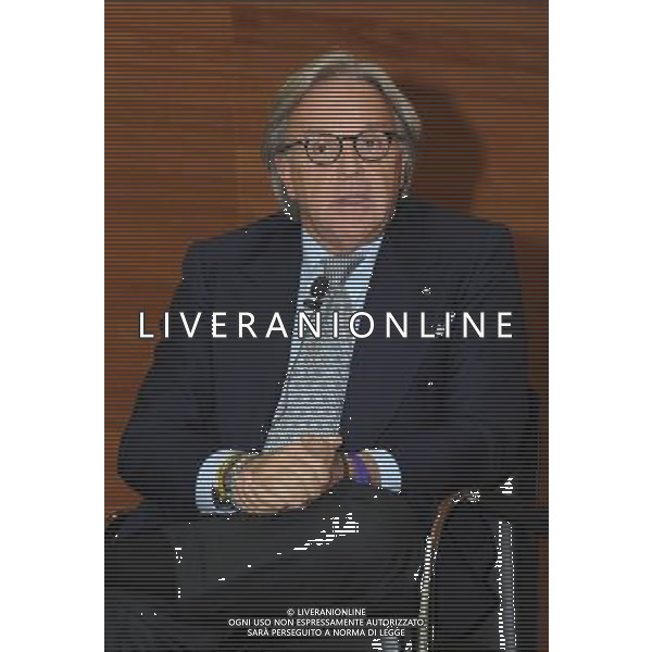 MILANO 27/1/2011 AULA MAGNA BOCCONI VIA GOBBI, 5 CONVEGNO: -PIU\' VALORE PER LE IMPRESE ED IL SISTEMA PAESE- NELLA FOTO DIEGO DELLA VALLE PRESIDENTE TOD\' S FOTO ROMANO/AG ALDO LIVERANI