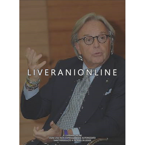 MILANO 27/1/2011 AULA MAGNA BOCCONI VIA GOBBI, 5 CONVEGNO: -PIU\' VALORE PER LE IMPRESE ED IL SISTEMA PAESE- NELLA FOTO DIEGO DELLA VALLE PRESIDENTE TOD\' S FOTO ROMANO/AG ALDO LIVERANI