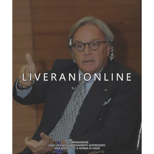 MILANO 27/1/2011 AULA MAGNA BOCCONI VIA GOBBI, 5 CONVEGNO: -PIU\' VALORE PER LE IMPRESE ED IL SISTEMA PAESE- NELLA FOTO DIEGO DELLA VALLE PRESIDENTE TOD\' S FOTO ROMANO/AG ALDO LIVERANI
