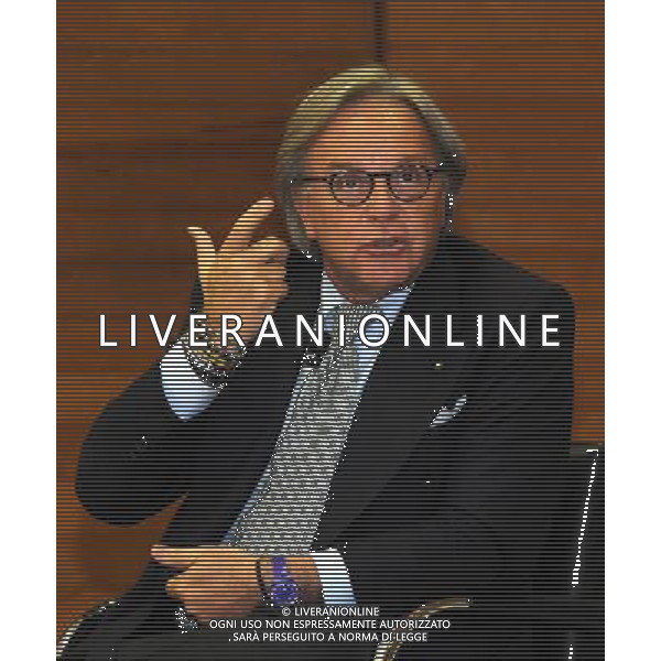 MILANO 27/1/2011 AULA MAGNA BOCCONI VIA GOBBI, 5 CONVEGNO: -PIU\' VALORE PER LE IMPRESE ED IL SISTEMA PAESE- NELLA FOTO DIEGO DELLA VALLE PRESIDENTE TOD\' S FOTO ROMANO/AG ALDO LIVERANI