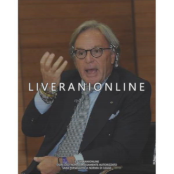 MILANO 27/1/2011 AULA MAGNA BOCCONI VIA GOBBI, 5 CONVEGNO: -PIU\' VALORE PER LE IMPRESE ED IL SISTEMA PAESE- NELLA FOTO DIEGO DELLA VALLE PRESIDENTE TOD\' S FOTO ROMANO/AG ALDO LIVERANI