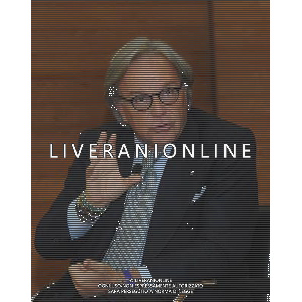 MILANO 27/1/2011 AULA MAGNA BOCCONI VIA GOBBI, 5 CONVEGNO: -PIU\' VALORE PER LE IMPRESE ED IL SISTEMA PAESE- NELLA FOTO DIEGO DELLA VALLE PRESIDENTE TOD\' S FOTO ROMANO/AG ALDO LIVERANI