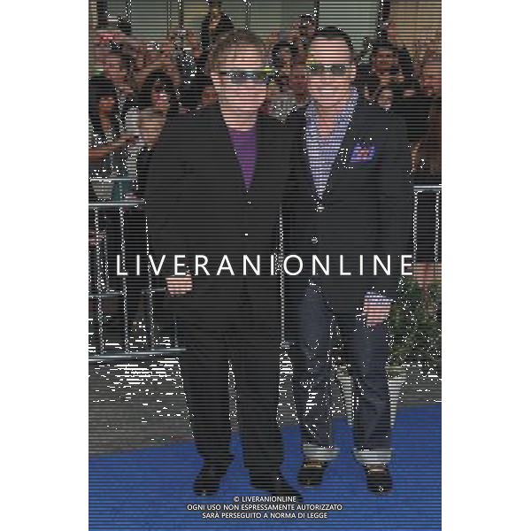 23 January 2011 - Hollywood, California - Sir Elton John and David Furnish. \'Gnomeo and Juliet\' World Premiere held at the El Capitan Theatre. Photo Credit: Byron Purvis/AdMedia AG. ALDO LIVERANI SAS ITALY ONLY
