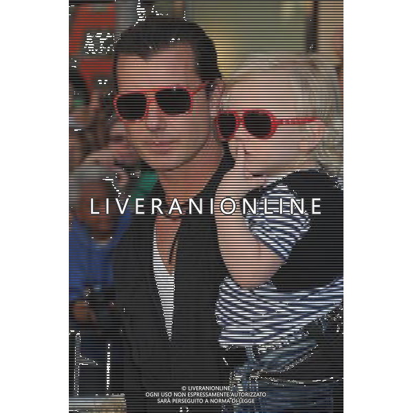 23 January 2011 - Hollywood, California - Gavin Rossdale and Zuma Rossdale. \'Gnomeo and Juliet\' World Premiere held at the El Capitan Theatre. Photo Credit: Byron Purvis/AdMedia AG. ALDO LIVERANI SAS ITALY ONLY