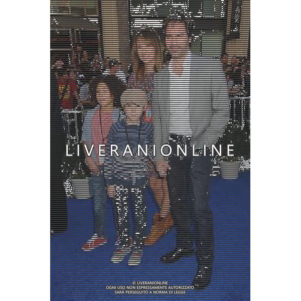 23 January 2011 - Hollywood, California - Eric McCormack and family. \'Gnomeo and Juliet\' World Premiere held at the El Capitan Theatre. Photo Credit: Byron Purvis/AdMedia AG. ALDO LIVERANI SAS ITALY ONLY