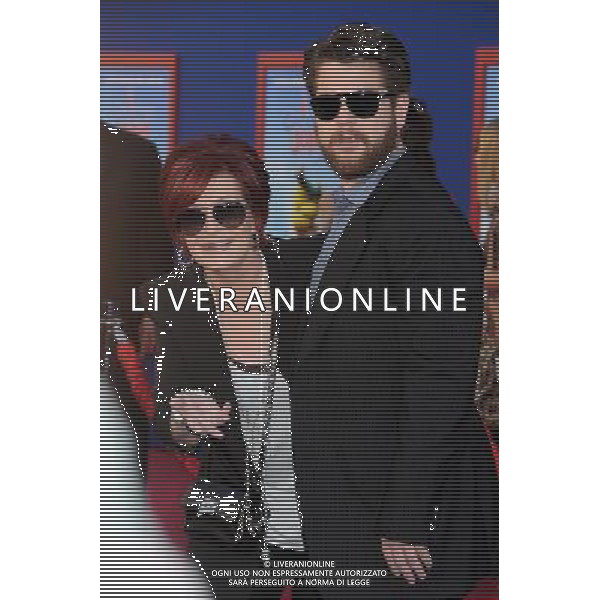 23 January 2011 - Hollywood, California - Sharon Osbourne and Jack Osbourne. \'Gnomeo and Juliet\' World Premiere held at the El Capitan Theatre. Photo Credit: Byron Purvis/AdMedia AG. ALDO LIVERANI SAS ITALY ONLY