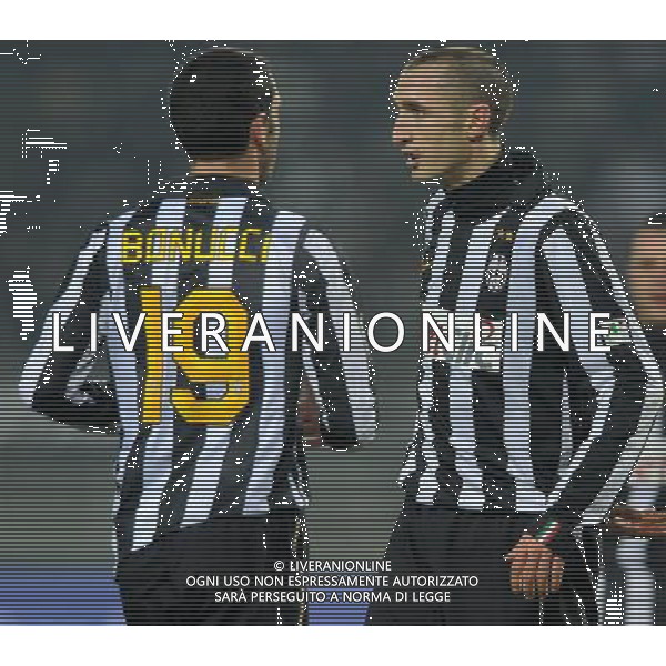 Coppa Italia TIM Cup 2010/2011 Quarti di Finale Torino - 27.01.2011 Juventus-Roma Nella Foto:Giorgio Chiellini-Leonardo Bonucci /Ph.Vitez-Ag. Aldo Liverani