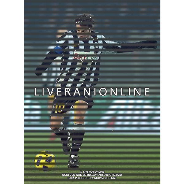 Coppa Italia TIM Cup 2010/2011 Quarti di Finale Torino - 27.01.2011 Juventus-Roma Nella Foto:Alessandro Del Piero /Ph.Vitez-Ag. Aldo Liverani