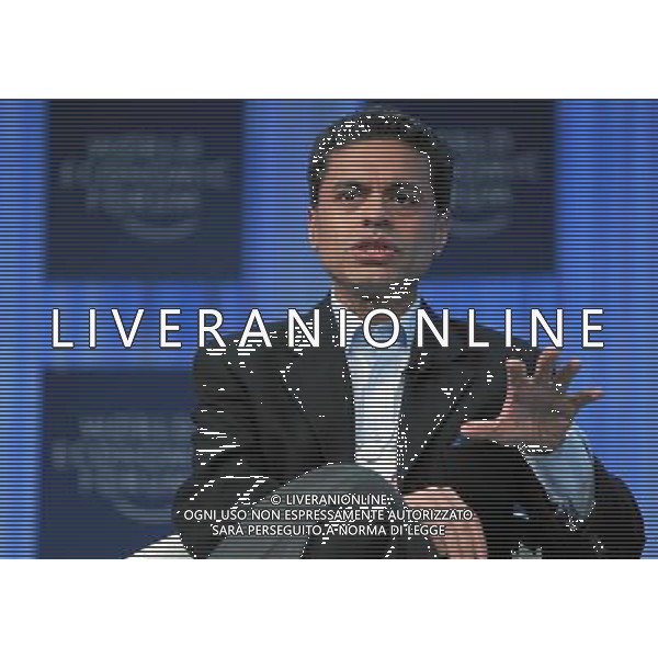 DAVOS/SWITZERLAND, 27JAN11 - Fareed Zakaria, Anchor, Fareed Zakaria - GPS, CNN, USA asks questions during the session \'The Next Shock: Are We Better Prepared?\' at the Annual Meeting 2011 of the World Economic Forum in Davos, Switzerland, January 27, 2011. World Economic Forum ©PHOTOSHOT/Agenzia Aldo Liverani Sas - ITALY ONLY - EDITORIAL USE ONLY -