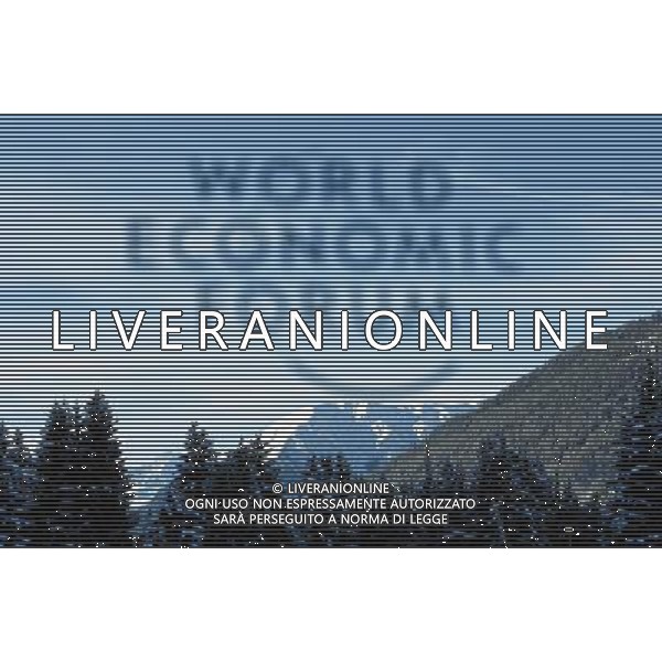 DAVOS/SWITZERLAND, 27JAN11 - Impression of the Logo of the World Economic Forum in Davos, Switzerland, on January 27, 2011. World Economic Forum ©PHOTOSHOT/Agenzia Aldo Liverani Sas - ITALY ONLY - EDITORIAL USE ONLY -