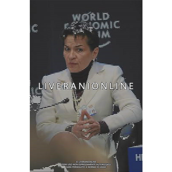 DAVOS/SWITZERLAND, 27JAN11 - Christiana Figueres, Executive Secretary, United Nations Framework Convention on Climate Change (UNFCCC), Bonn; Global Agenda Council on Climate Change, is caputred during the session \'The New Reality of Climate Change\' at the Annual Meeting 2011 of the World Economic Forum in Davos, Switzerland, January 27, 2011. World Economic Forum ©PHOTOSHOT/Agenzia Aldo Liverani Sas - ITALY ONLY - EDITORIAL USE ONLY -