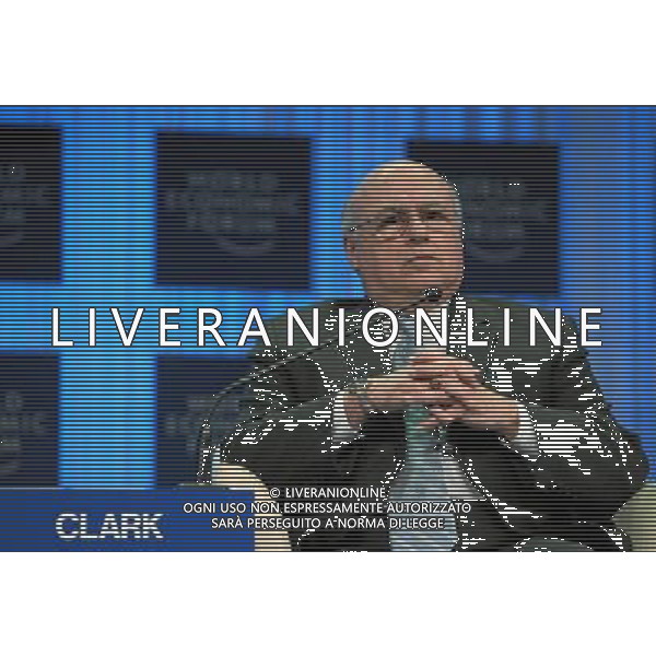 DAVOS/SWITZERLAND, 27JAN11 - Richard T. Clark, Chairman, Merck, USA looks on during the session \'Combating Chronic Disease\' at the Annual Meeting 2011 of the World Economic Forum in Davos, Switzerland, January 27, 2011. World Economic Forum ©PHOTOSHOT/Agenzia Aldo Liverani Sas - ITALY ONLY - EDITORIAL USE ONLY -