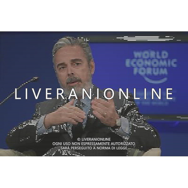 DAVOS/SWITZERLAND, 28JAN11 - Antonio De Aguiar Patriota, Minister of External Relations of Brazil is captured while speaking during the session \'Brazil Outlook\' at the Annual Meeting 2011 of the World Economic Forum in Davos, Switzerland, January 28, 2011. World Economic Forum ©PHOTOSHOT/Agenzia Aldo Liverani Sas - ITALY ONLY - EDITORIAL USE ONLY -
