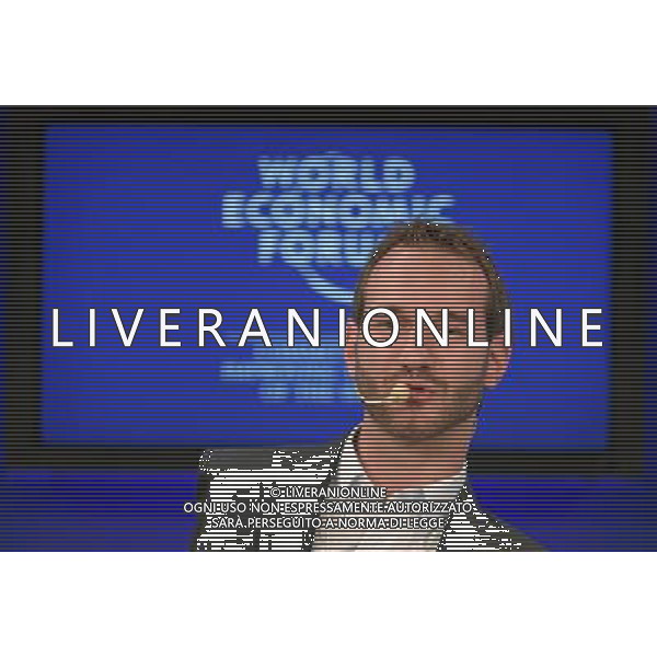 DAVOS/SWITZERLAND, 30JAN11 - Nick Vujicic, Founder and President, Life Without Limbs, USA is captured during the session \'Inspired for a Lifetime\' at the Annual Meeting 2011 of the World Economic Forum in Davos, Switzerland, January 30, 2011. World Economic Forum AG. ALDO LIVERANI SAS ITALY ONLY