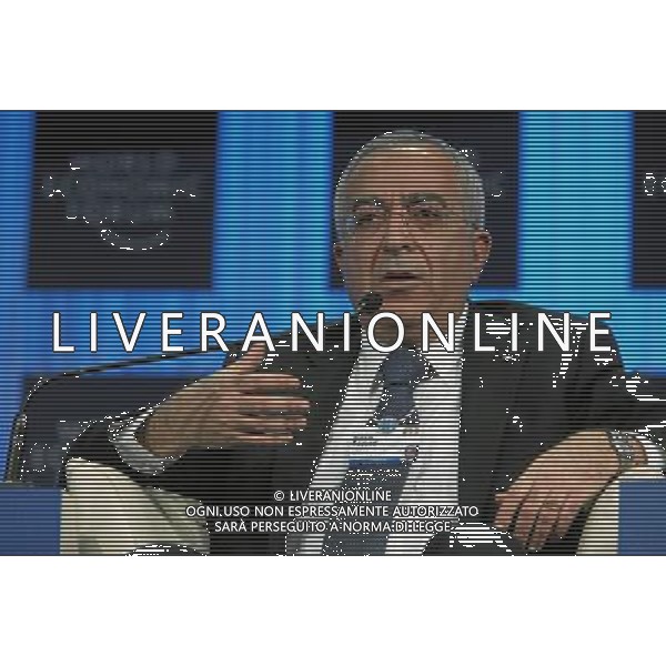 DAVOS/SWITZERLAND, 29JAN11 - Salam Fayyad, Prime Minister of the Palestinian National Authority, Prime Minister of the Palestinian National Authority is captured during the session \'Creating Shared Norms: The Century\'s Leadership Challenge\' at the Annual Meeting 2011 of the World Economic Forum in Davos, Switzerland, January 29, 2011. World Economic Forum AG. ALDO LIVERANI SAS ITALY ONLY