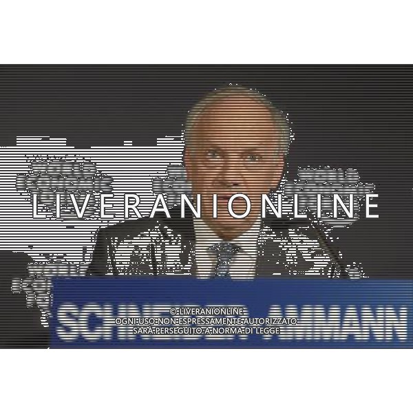 DAVOS/SWITZERLAND, 29JAN11 - Johann N. Schneider-Ammann, Federal Councillor of Economic Affairs of the Swiss Confederation is captured during the Press Conference \'Update on Informal World Trade Organization Mini-Ministerial Meeting\' during the Annual Meeting 2011 of the World Economic Forum in Davos, Switzerland, on January 29, 2011. World Economic Forum AG. ALDO LIVERANI SAS ITALY ONLY