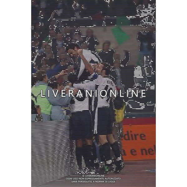 Lazio-Juventus coppa italia finale andata Tim Cup 17/03/2004 nella foto esultanza di stefano fiore dopo il gol foto terruso/agenzia aldo liverani