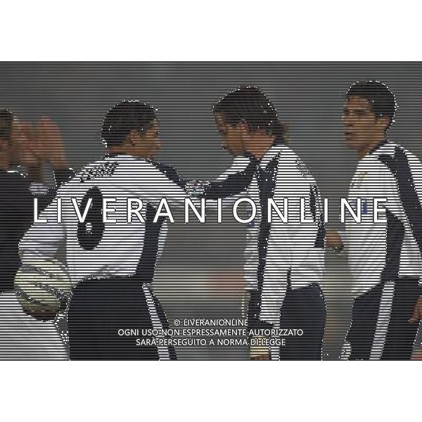 Roma 17/03/2004 Lazio-Juventus Tim Cup 2003/2004 Nella foto: Cesar Rodriguez Aparecido con Inzaghi Simone e Corradi Bernardo Ph Gianni Nucci/Aldo Liverani