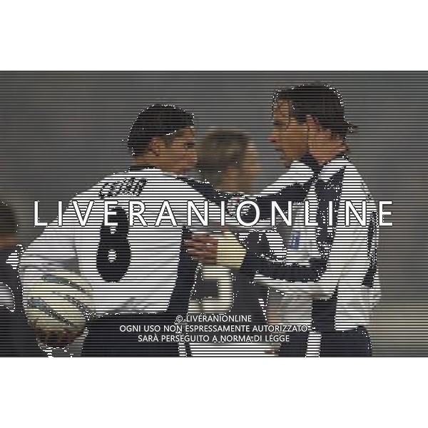 Roma 17/03/2004 Lazio-Juventus Tim Cup 2003/2004 Nella foto: Cesar Rodriguez Aparecido con Inzaghi Simone Ph Gianni Nucci/Aldo Liverani
