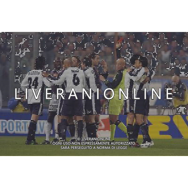 Lazio-juventus Coppa Italia finale andata Tim Cup 17/03/2004 nella foto espulsione di igor tudor foto pasquazi/agenzia aldo liverani