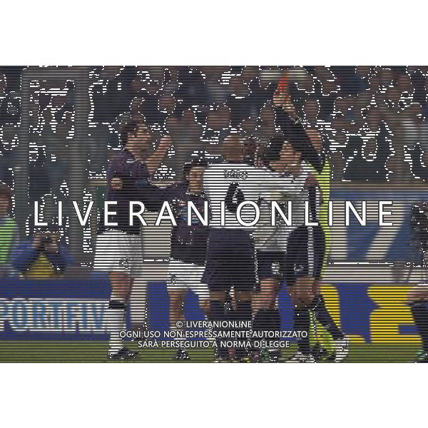 Lazio-juventus Coppa Italia finale andata Tim Cup 17/03/2004 nella foto espulsione di igor tudor foto pasquazi/agenzia aldo liverani