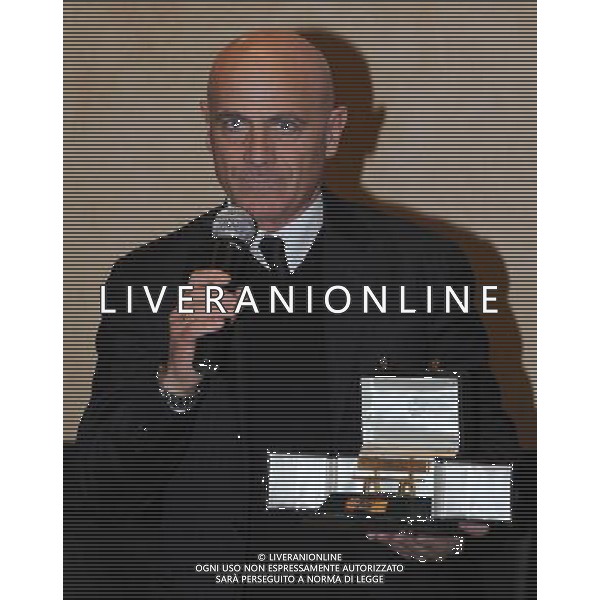 Panchina d Oro e Panchina d Argento 2010 Firenze - 07.02.2011 Nella Foto:Giuseppe Sannino miglior allenatore Lega Pro /Ph.Vitez-Ag. Aldo Liverani