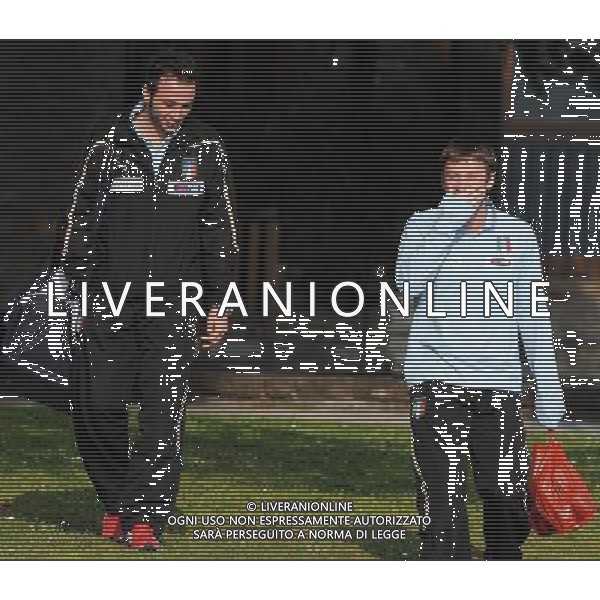 Raduno Nazionale Italiana a Coverciano Firenze - 07.02.2011 Allenamento Nella Foto:antonio cassano-pazzini giampaolo /Ph.Vitez-Ag. Aldo Liverani