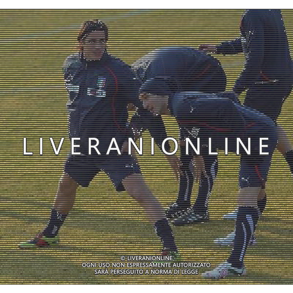 Raduno Nazionale Italiana a Coverciano Firenze - 07.02.2011 Allenamento Nella Foto:alessandro matri-chiellini giorgio /Ph.Vitez-Ag. Aldo Liverani