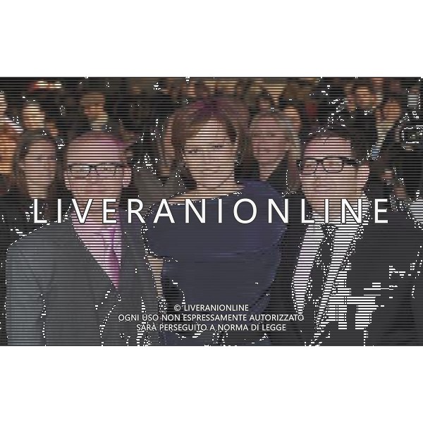 Picture Shows: Simon Pegg, Sigourney Weaver and Nick Frost attending the World Premiere of Paul, Empire Leicester Square, London. 7th February 2011 AG. ALDO LIVERANI SAS ITALY ONLY *** Local Caption ***