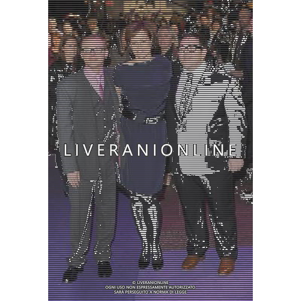 Picture Shows: Simon Pegg, Sigourney Weaver and Nick Frost attending the World Premiere of Paul, Empire Leicester Square, London. 7th February 2011 AG. ALDO LIVERANI SAS ITALY ONLY *** Local Caption ***