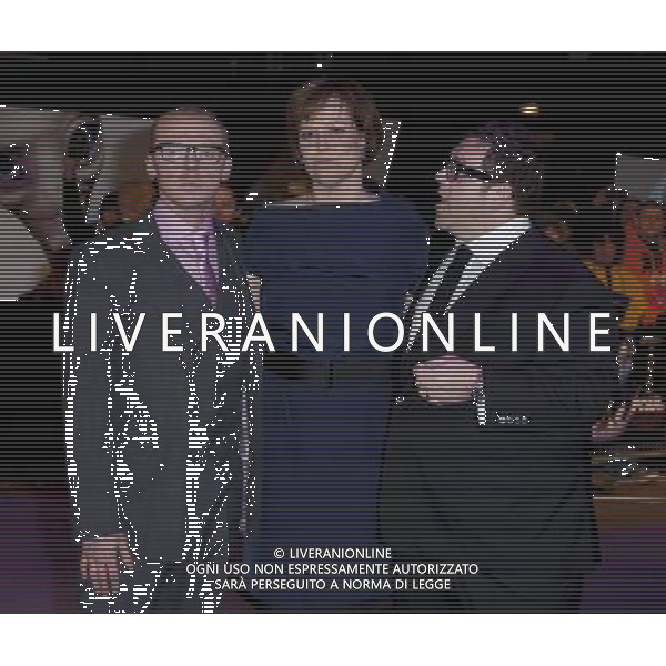 Simon Pegg, Sigourney Weaver and Nick Frost at The World Premiere of Paul, at the Empire Leicester Square, London. February 7, 2011. AG. ALDO LIVERANI SAS ITALY ONLY *** Local Caption ***