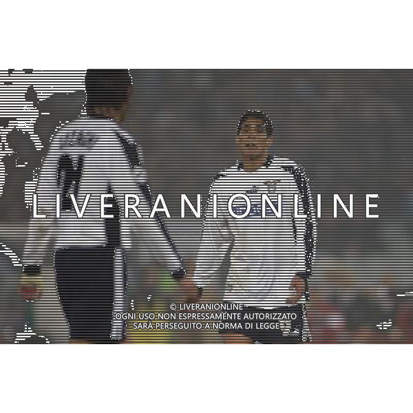 Roma 17/03/2004 Lazio-Juventus Tim Cup 2003/2004 Nella foto: Inzaghi Simone con Corradi Bernardo.* Ph Gianni Nucci/Aldo Liverani