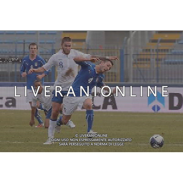 EMPOLI, 08 FEBBRAIO 2011 AMICHEVOLE UNDER 21 ITALIA-INGHILTERRA NELLA FOTO: ROMIZI E LANSBURY FOTO STEFANO D\'ERRICO/AG. ALDO LIVERANI S.A.S.