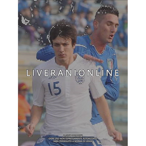 EMPOLI, 08 FEBBRAIO 2011 AMICHEVOLE UNDER 21 ITALIA-INGHILTERRA NELLA FOTO: CORK E MACHEDA FOTO STEFANO D\'ERRICO/AG. ALDO LIVERANI S.A.S.
