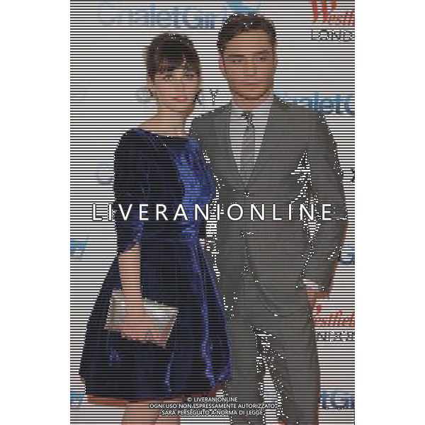  Picture Shows: Ed Westwick and Felicity Jones attending the World premiere of Chalet Girl. Held at the Vue cinema, Westfield, London, on Tuesday February 08, 2011. AG. ALDO LIVERANI SAS ITALY ONLY