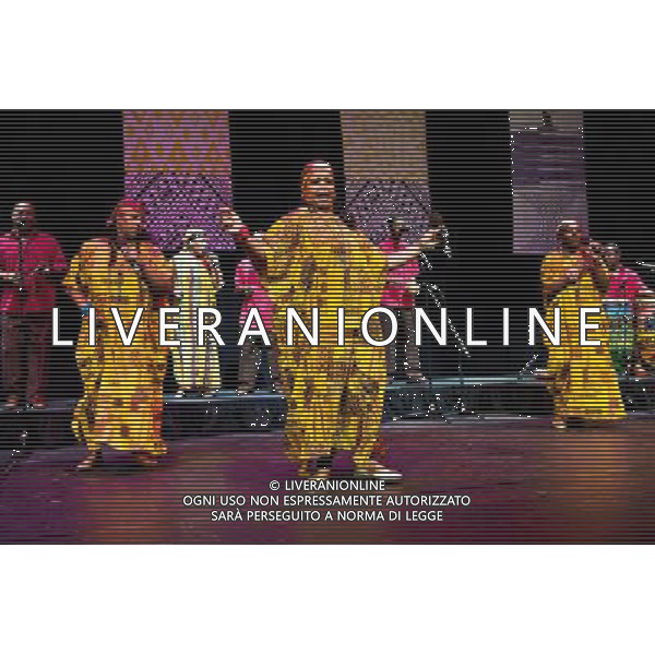 The Creole Choir of Cuba at their soundcheck in the Barbican Hall, London on 8 February 2011 AG.ALDO LIVERANI SAS ITALY ONLY