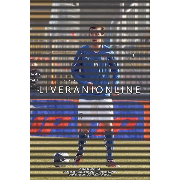 EMPOLI, 08 FEBBRAIO 2011 AMICHEVOLE UNDER 21 ITALIA-INGHILTERRA NELLA FOTO: CALDIROLA LUCA FOTO STEFANO D\'ERRICO/AG. ALDO LIVERANI S.A.S.