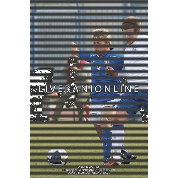 EMPOLI, 08 FEBBRAIO 2011 AMICHEVOLE UNDER 21 ITALIA-INGHILTERRA NELLA FOTO: CRESCENZI Alessandro FOTO STEFANO D\'ERRICO/AG. ALDO LIVERANI S.A.S.