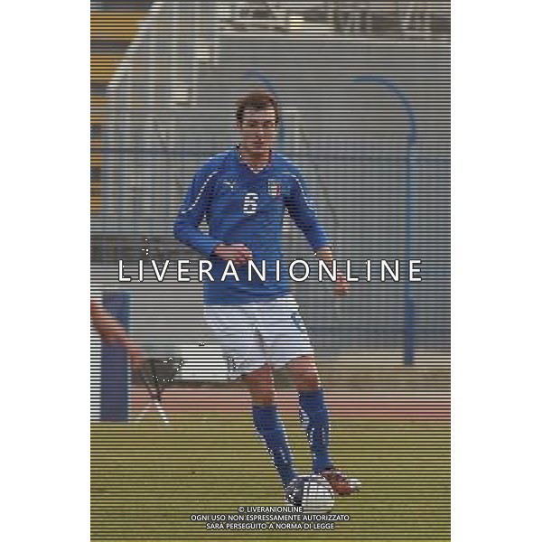EMPOLI, 08 FEBBRAIO 2011 AMICHEVOLE UNDER 21 ITALIA-INGHILTERRA NELLA FOTO: CALDIROLA LUCA FOTO STEFANO D\'ERRICO/AG. ALDO LIVERANI S.A.S.