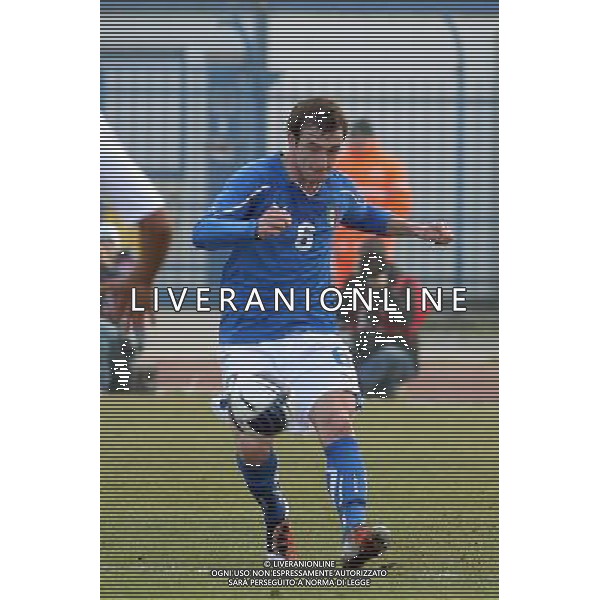 EMPOLI, 08 FEBBRAIO 2011 AMICHEVOLE UNDER 21 ITALIA-INGHILTERRA NELLA FOTO: CALDIROLA LUCA FOTO STEFANO D\'ERRICO/AG. ALDO LIVERANI S.A.S.