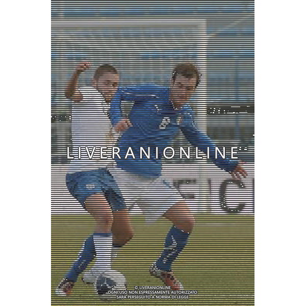 EMPOLI, 08 FEBBRAIO 2011 AMICHEVOLE UNDER 21 ITALIA-INGHILTERRA NELLA FOTO: CALDIROLA LUCA FOTO STEFANO D\'ERRICO/AG. ALDO LIVERANI S.A.S.